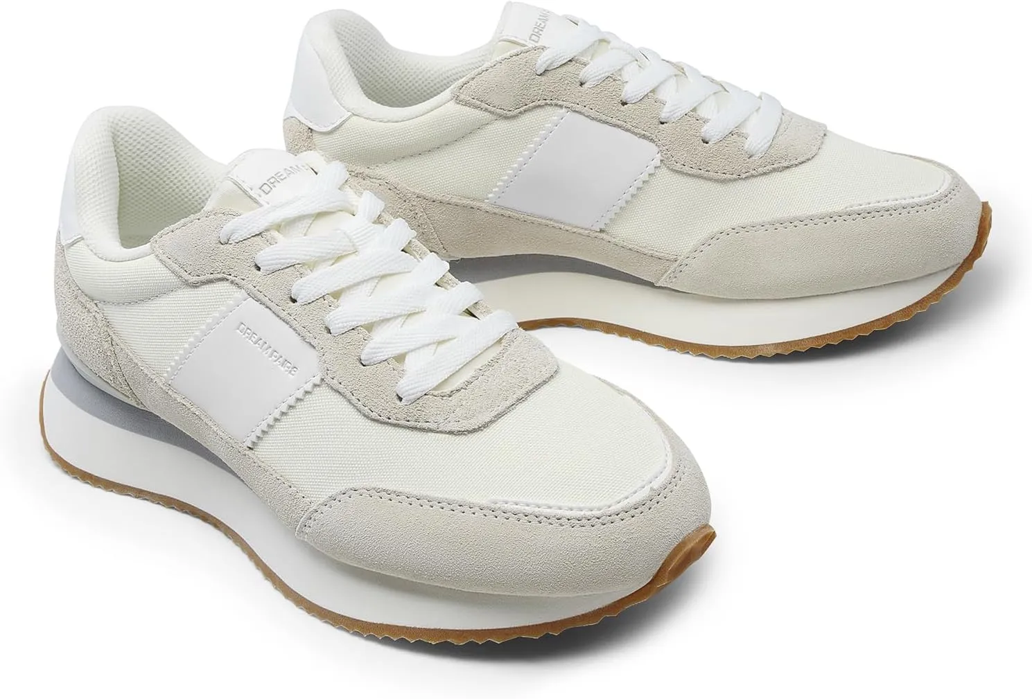 DREAM PAIRS Women Fashion Sneakers Walking Tennis Sports Athletic Comfortable Lightweight Running Lace Up Retro Classic Casual Sneaker