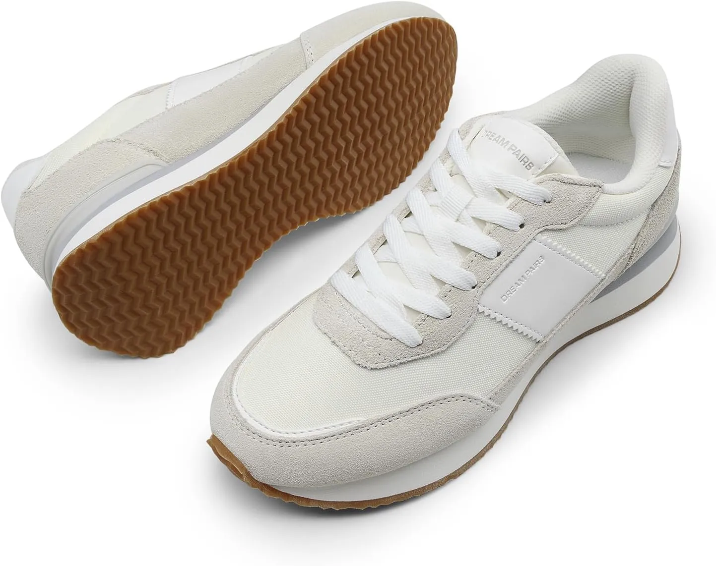 DREAM PAIRS Women Fashion Sneakers Walking Tennis Sports Athletic Comfortable Lightweight Running Lace Up Retro Classic Casual Sneaker