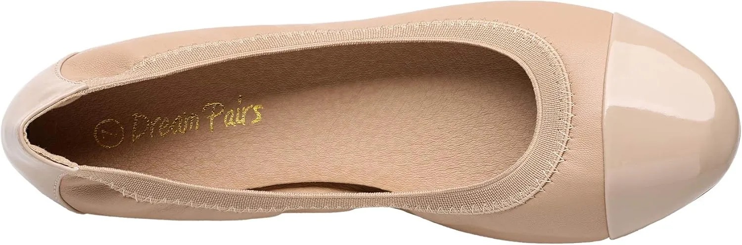 DREAM PAIRS Women's Sole-Flex Ballerina Walking Flats Shoes