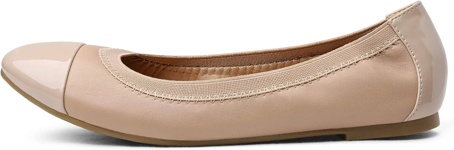 DREAM PAIRS Women's Sole-Flex Ballerina Walking Flats Shoes