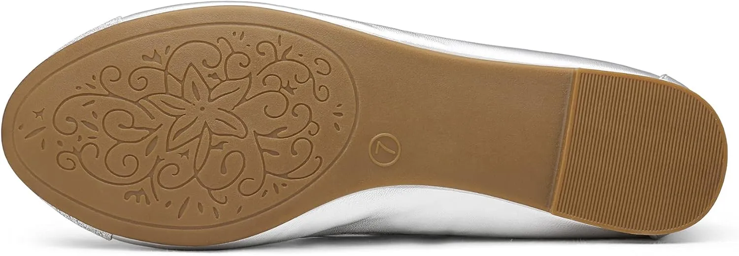 DREAM PAIRS Women's Sole-Flex Ballerina Walking Flats Shoes