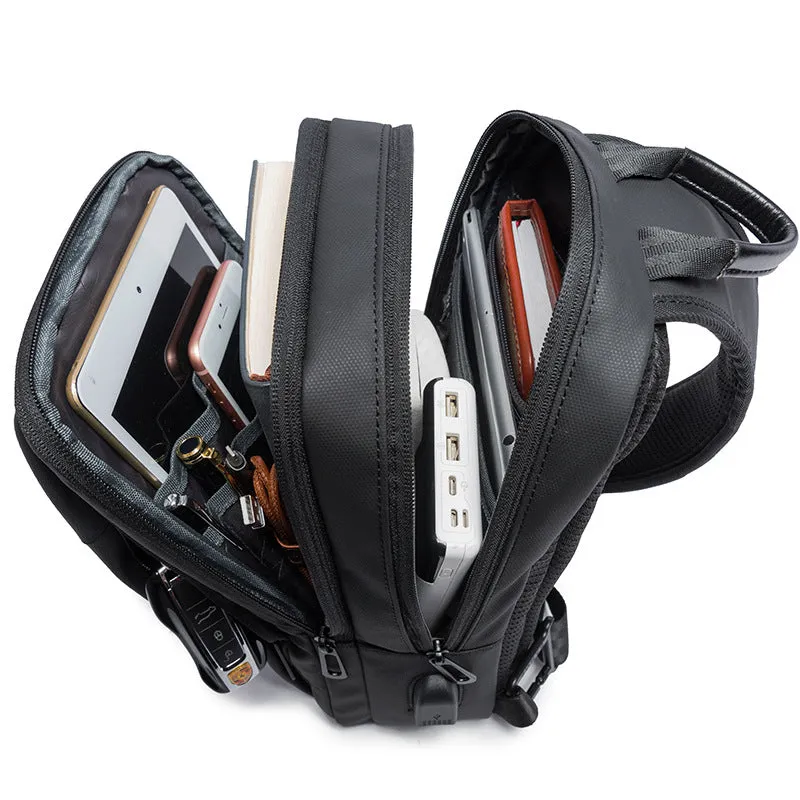 Durable Men's Bange Fashion Oxford Cloth Shoulder Bags