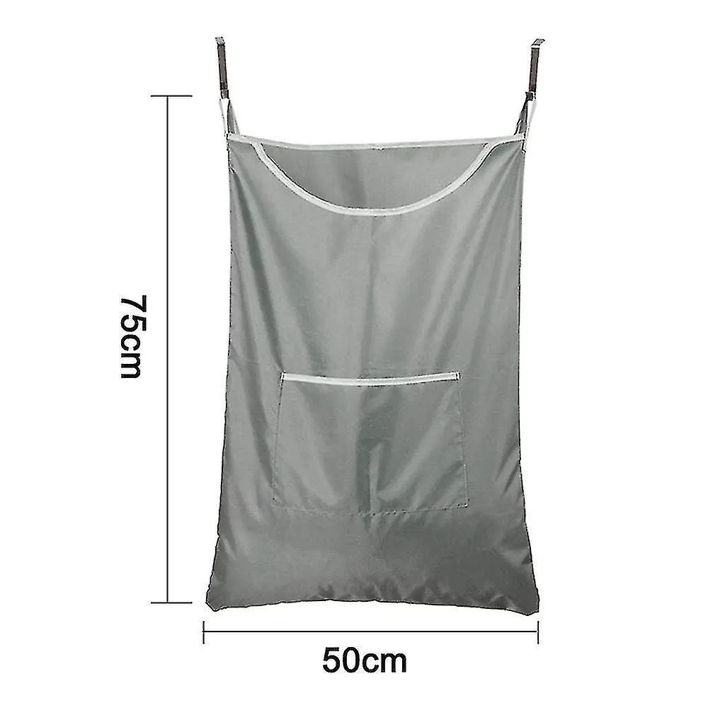 Durable Oxford Bag Laundry Basket Bag With Hook On Door Cloth Basket For Bathroo