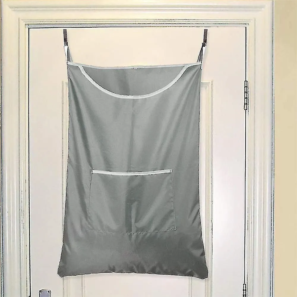 Durable Oxford Bag Laundry Basket Bag With Hook On Door Cloth Basket For Bathroo
