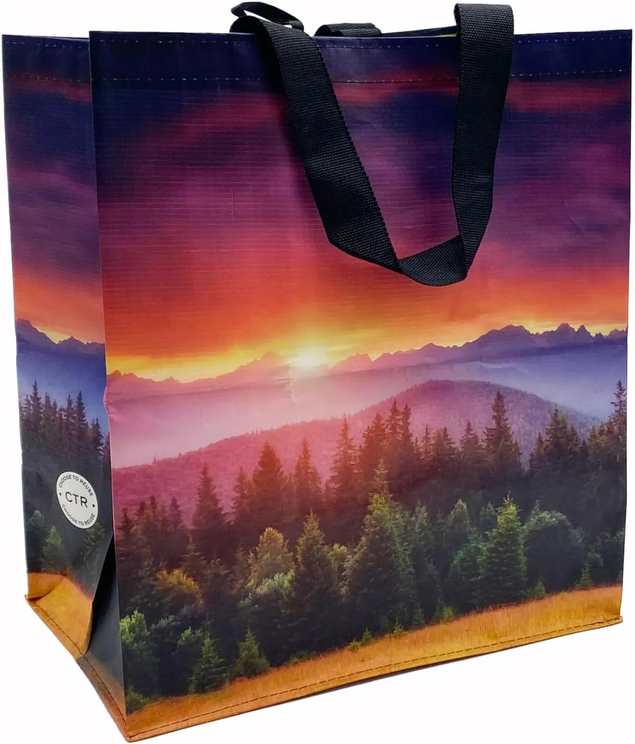 Earthwise Reusable Shopping Bags Extremely Durable Multi Use Large Stylish Fun Foldable Water-Resistant Totes