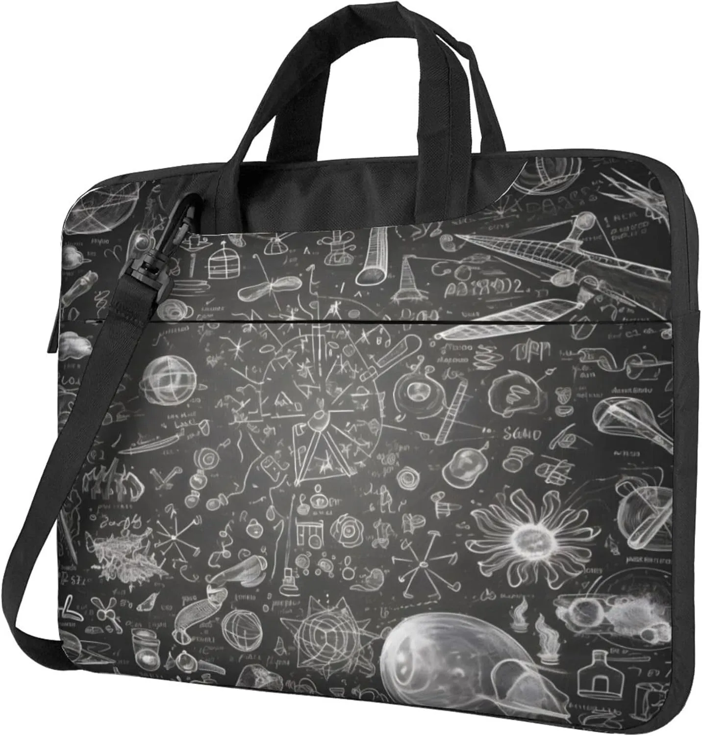 Education Chemistry Biological Laptop Shoulder Bag for Women, Laptop Sleeve Case Durable Computer Bag