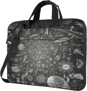 Education Chemistry Biological Laptop Shoulder Bag for Women, Laptop Sleeve Case Durable Computer Bag