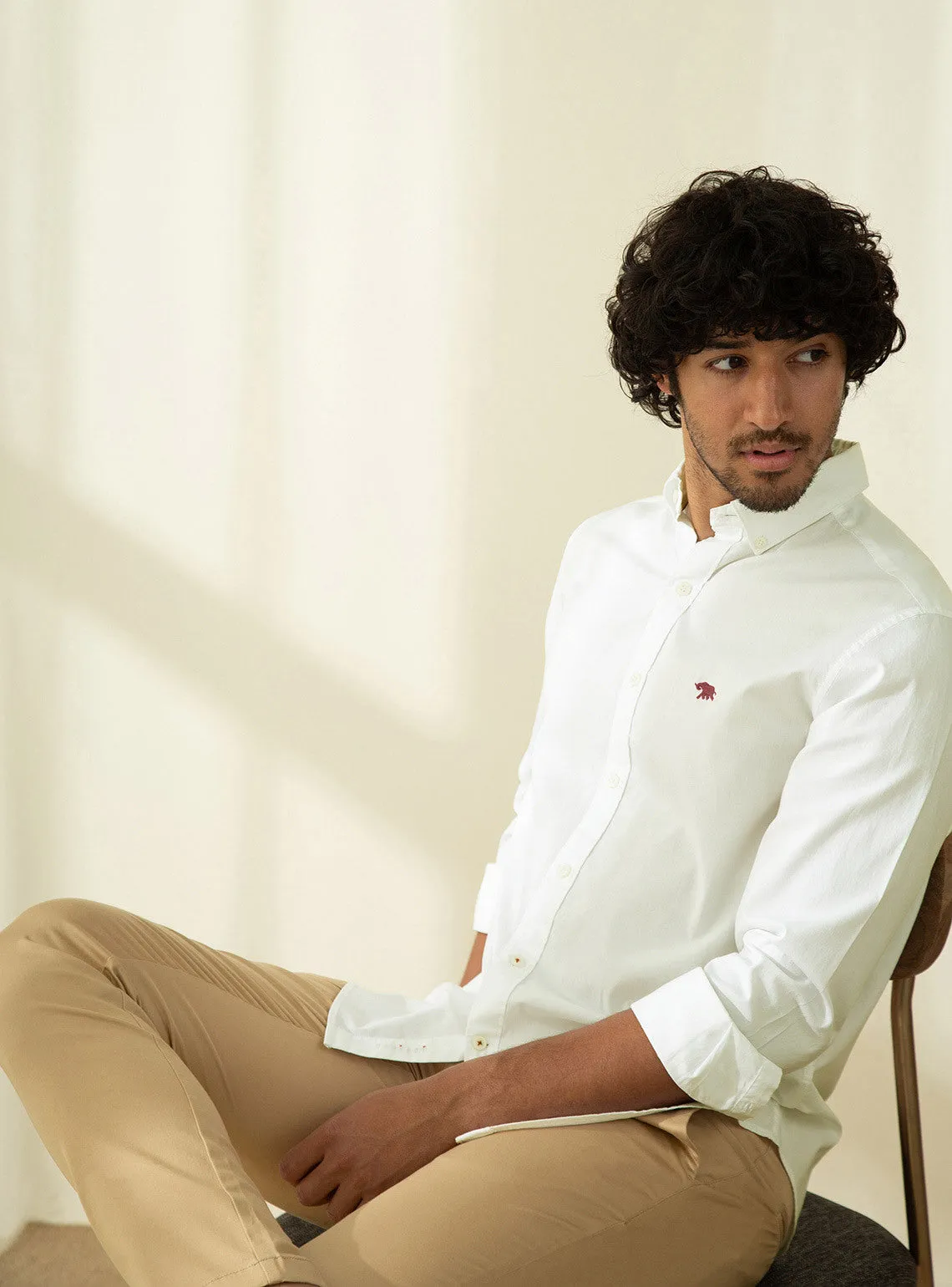 Essential White Rose Mark Shirt