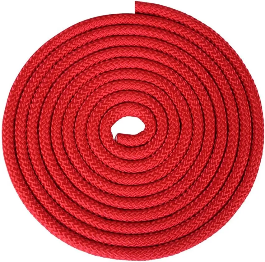 Extreme Max 3008.0361 16-Strand Diamond Braid Utility Rope - 1/2" x 100', Red