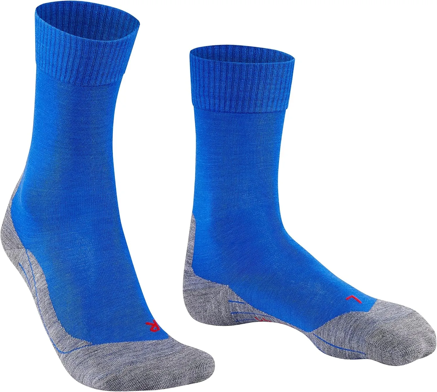 FALKE Men's TK5 Wander Hiking Socks, Crew Length, Light Padding, Athletic Sock, Breathable Quick Dry, Merino Wool, 1 Pair
