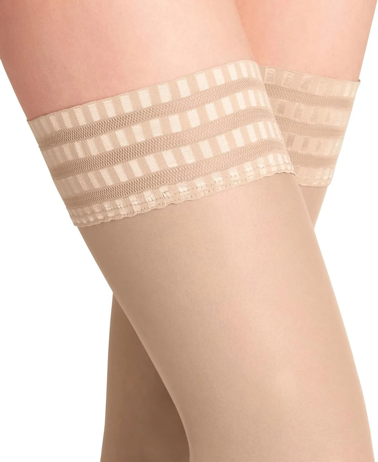 FALKE Women's Pure Matt 20 Denier Sheer Thigh Highs, 1 Pair