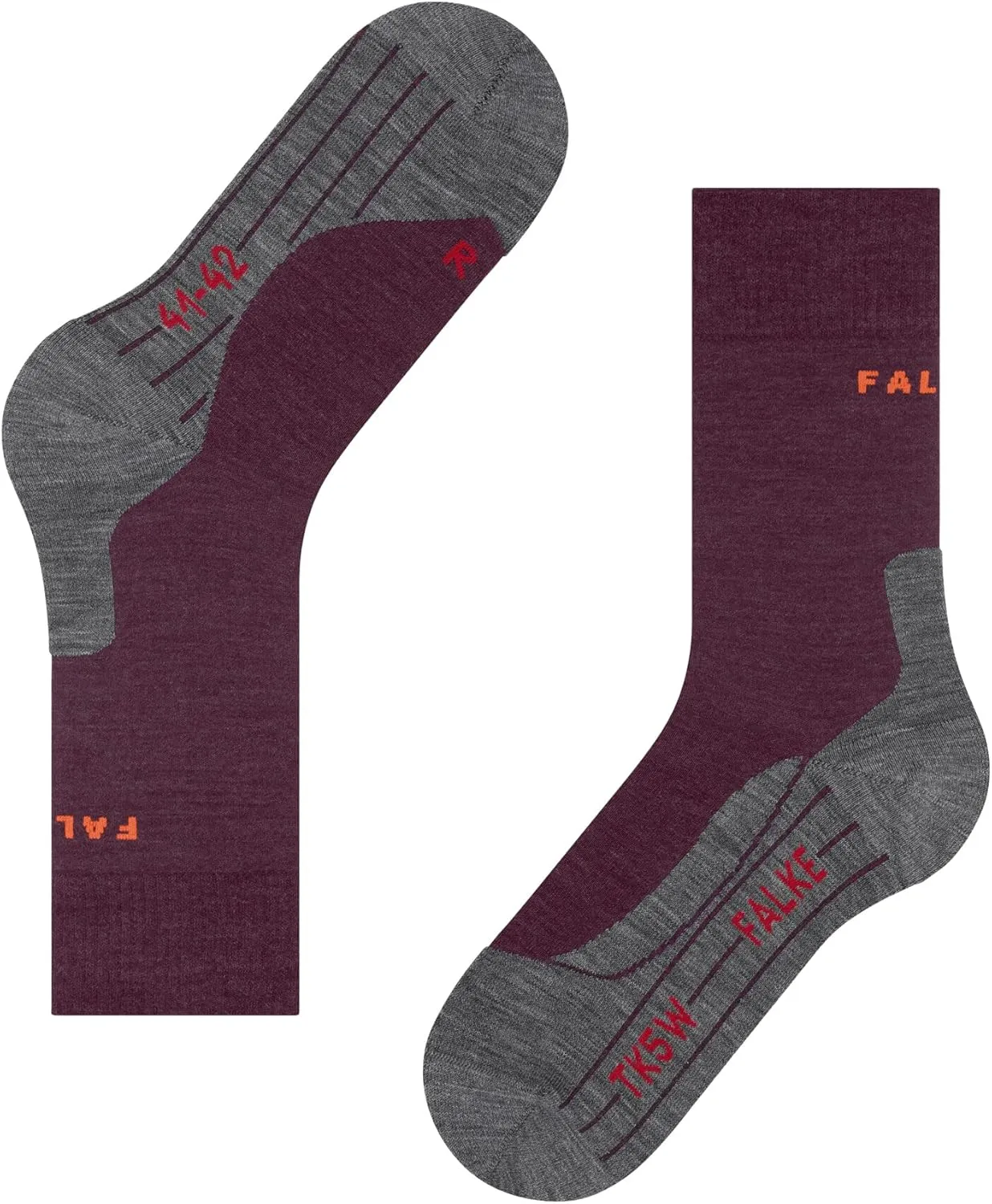 FALKE Women's TK5 Wander Hiking Socks, 1 Pair