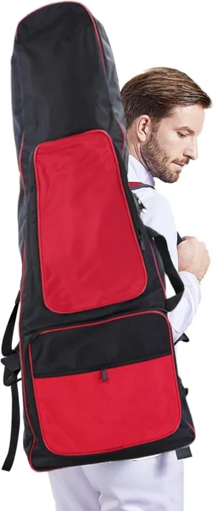 Fencing Bag,1680D Oxford Material,Waterproof Epee Bag,Fencing Equipment Black