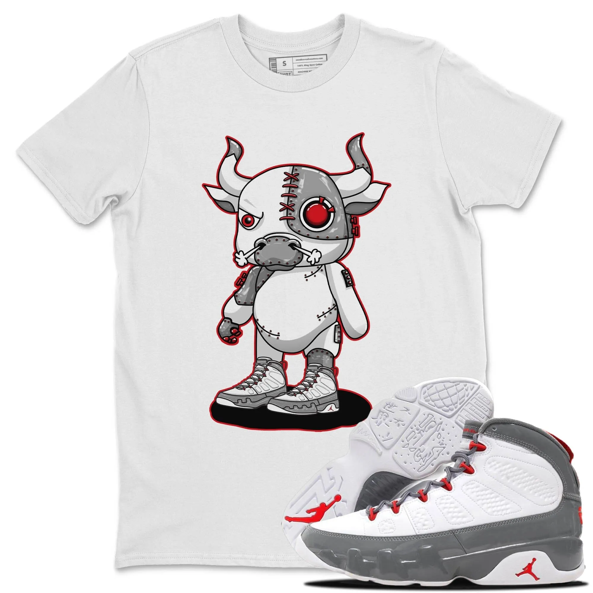 Fire Red Cyborg Unisex Jordan Tops Comprehensive selection Bull Supportive team 9 - Air