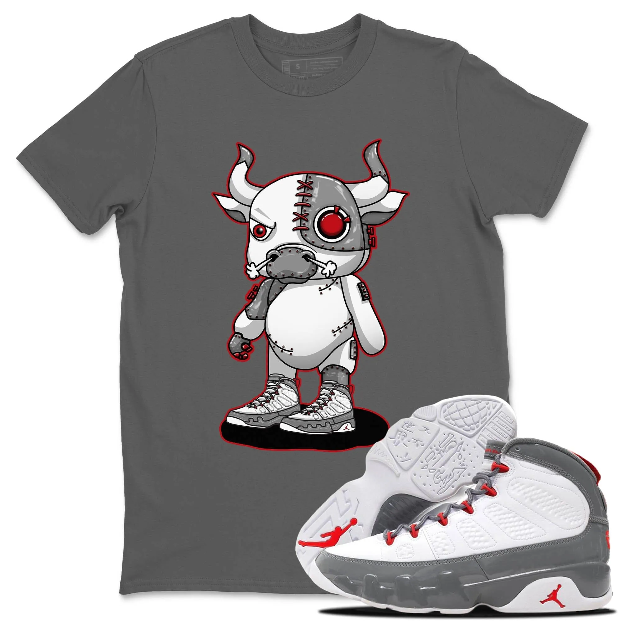 Fire Red Cyborg Unisex Jordan Tops Comprehensive selection Bull Supportive team 9 - Air