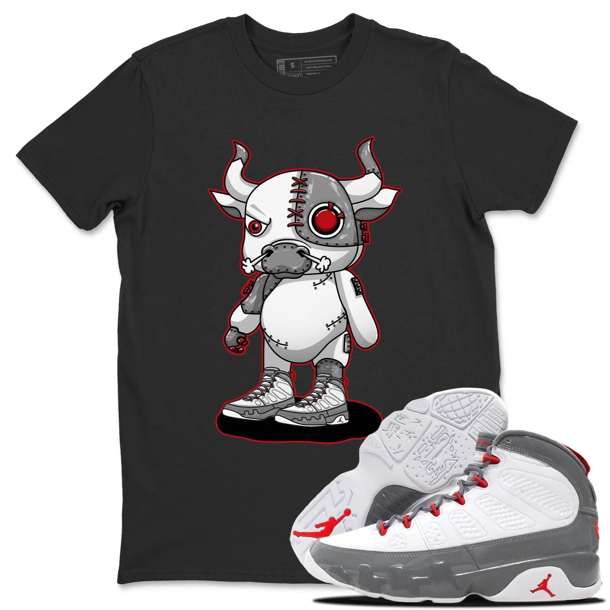 Fire Red Cyborg Unisex Jordan Tops Comprehensive selection Bull Supportive team 9 - Air