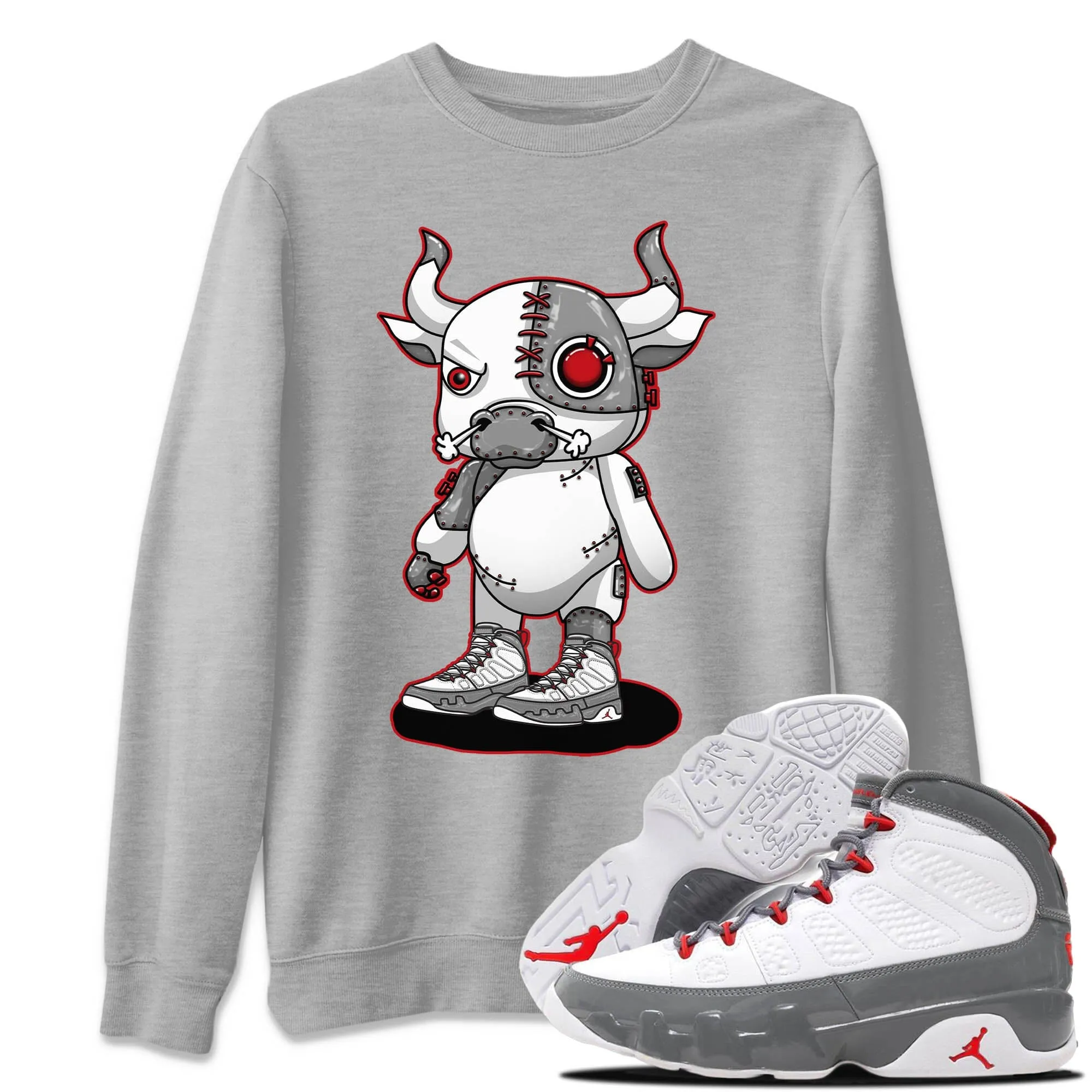 Fire Red Cyborg Unisex Jordan Tops Comprehensive selection Bull Supportive team 9 - Air