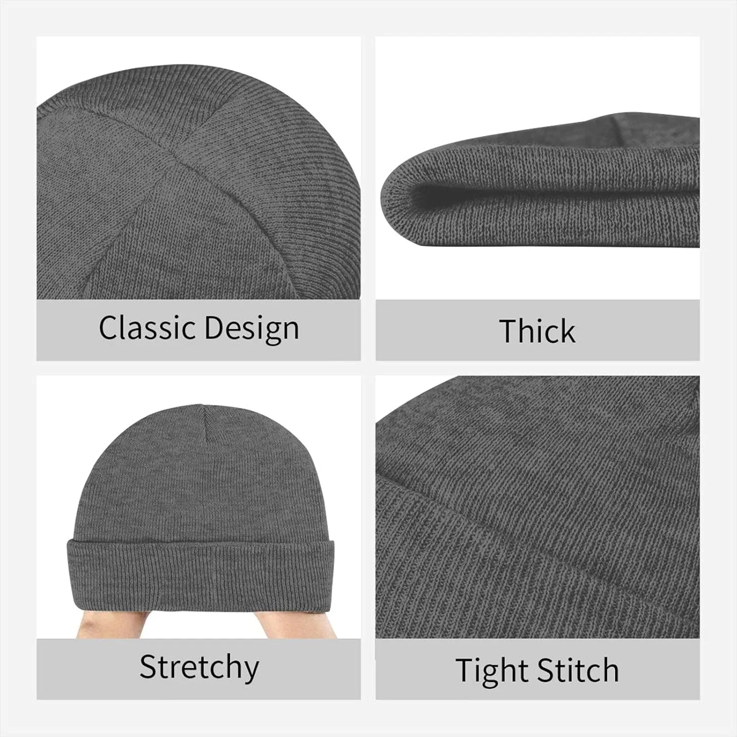 Flag of Derby Ct Knit Beanie Hat Winter Hats for Women Men Soft Warm Beanie Hat