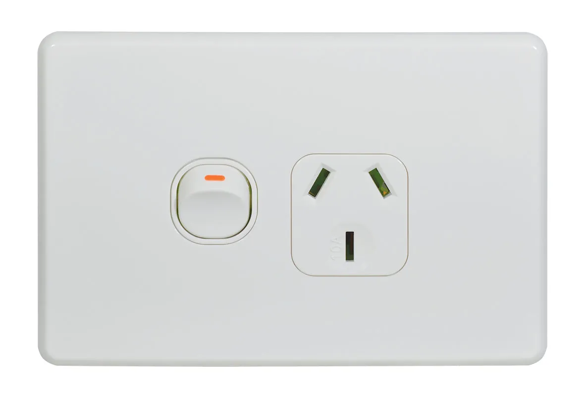 Flat Cat Slimline Single Power Point