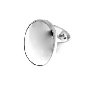 Flat Oval Ring With Thin Edge