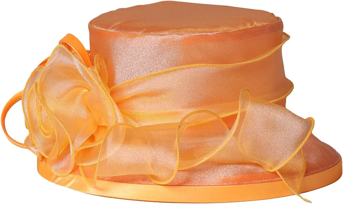 Flat Top Sun Visor Hats for Women Floral Bride Wedding Fascinator Hat Bucket Hat Cocktail Party Derby Cap
