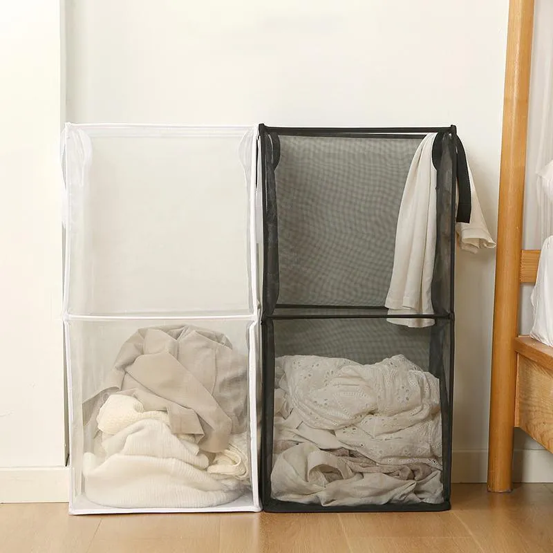 Foldable Laundry Washing Clothes Storage Bag Hamper Basket Bin Organiser