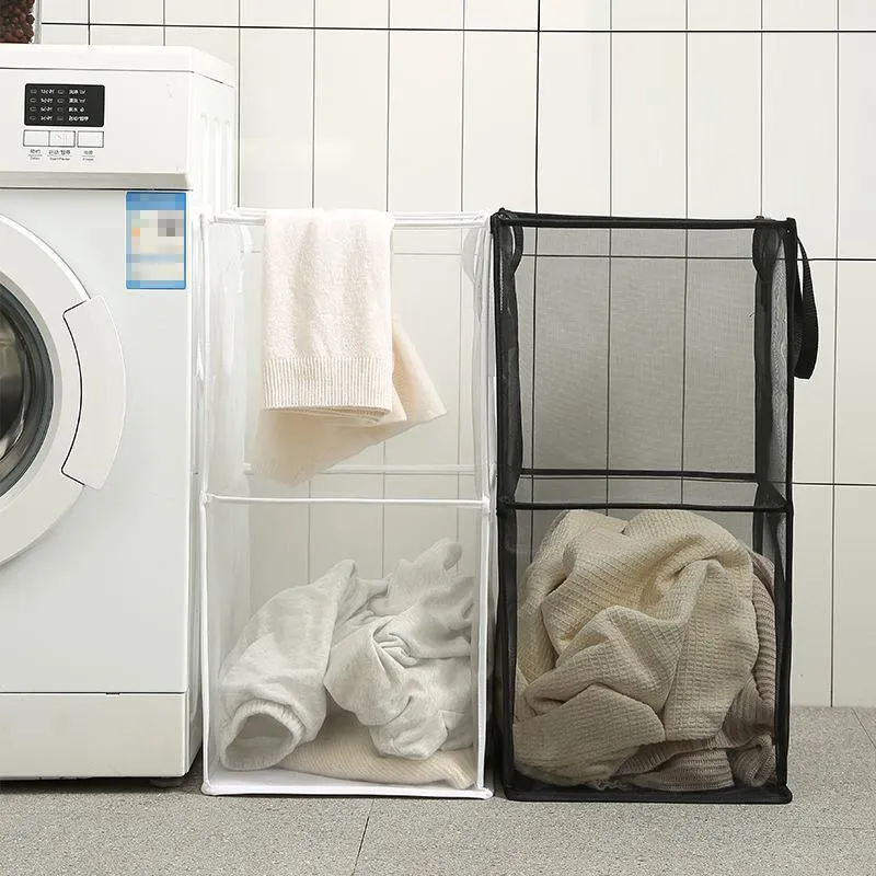 Foldable Laundry Washing Clothes Storage Bag Hamper Basket Bin Organiser