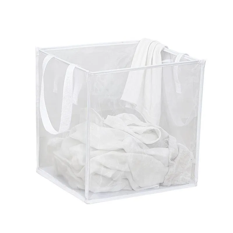 Foldable Laundry Washing Clothes Storage Bag Hamper Basket Bin Organiser