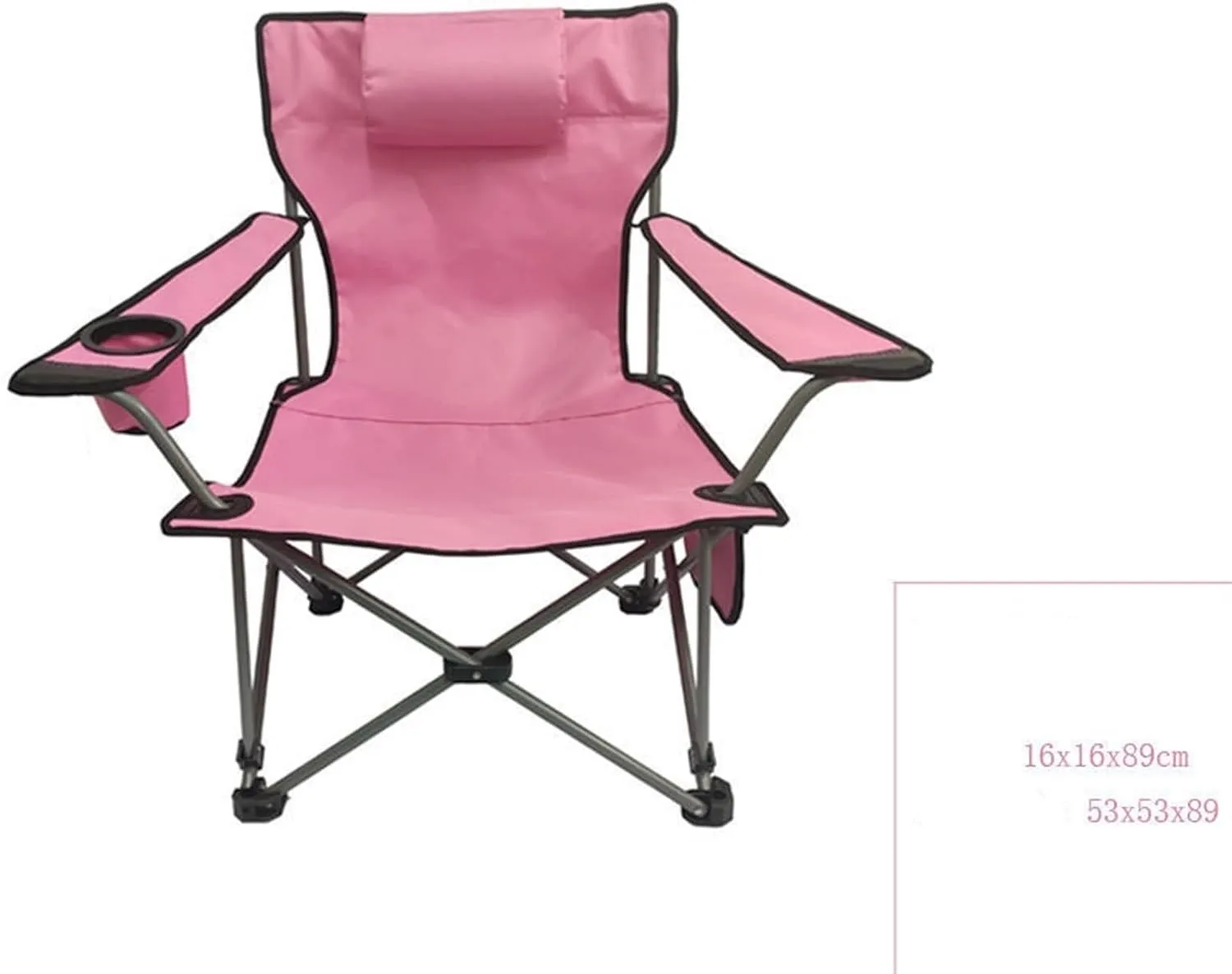 Folding Portable Stools Outdoor Folding Chair Recliner(Orange) (Grey One Size)