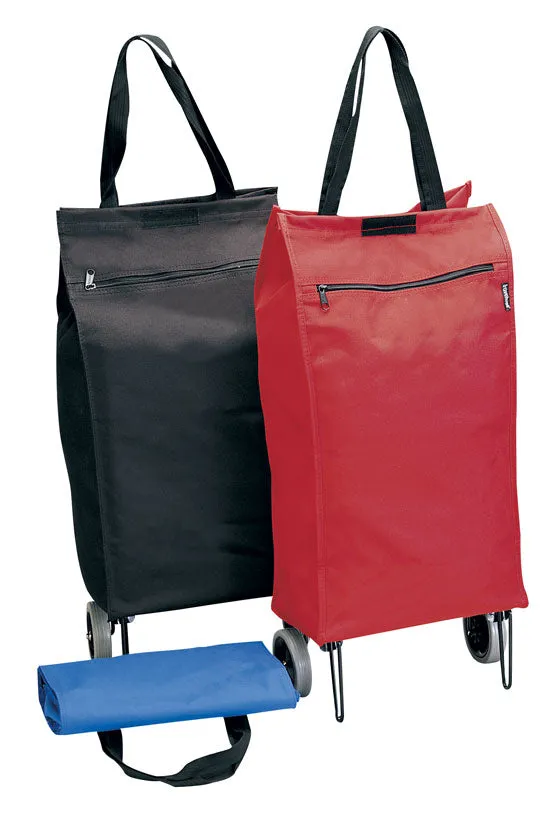 FOLDING SHOPPING WHEELS TOTE BAG