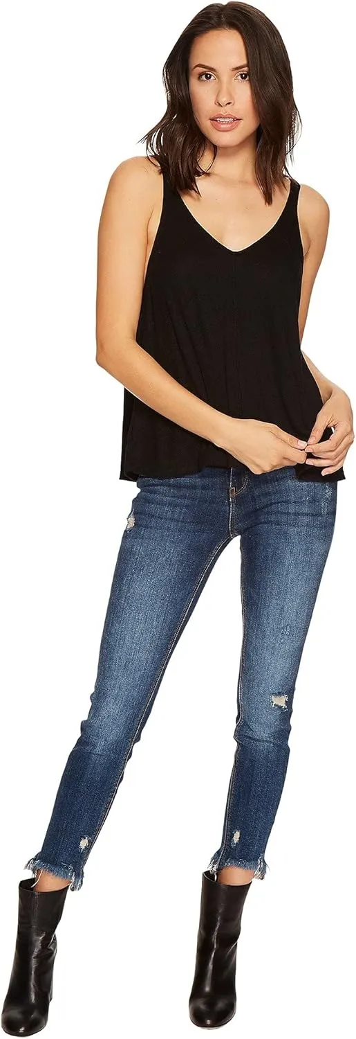 Free People Dani Tank Top for Women - Thin Shoulder Straps with Sleeveless Construction, and Lightweight Slouchy Fit Tank