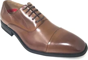 G-FLORS Mens Dress Shoes Modern Oxford Shoes Derby Captoe Lace Up Wingtip Casual