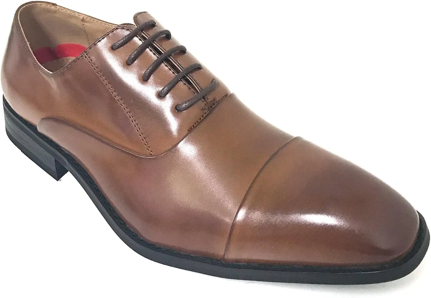 G-FLORS Mens Dress Shoes Modern Oxford Shoes Derby Captoe Lace Up Wingtip Casual