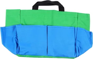 Gardening Tool Storage Bag Oxford Waterproof Tote Bag for Gardeners Portable Organizer External Compartments Random Color