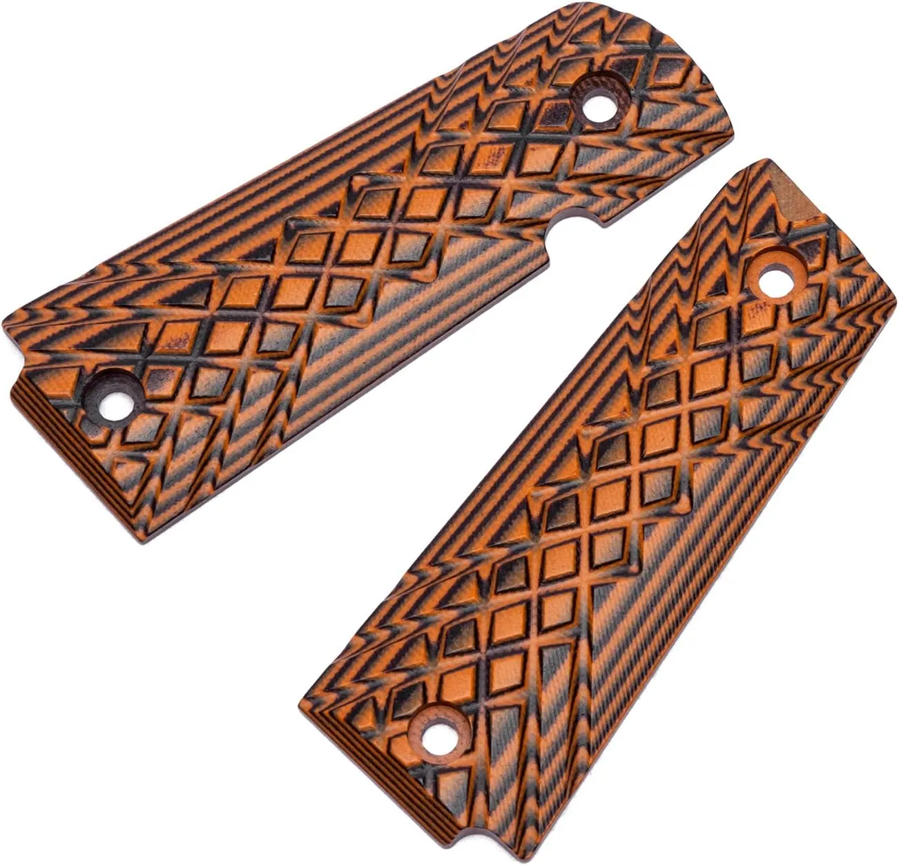 Guuun G10 Grips for Rock Island Baby Rock 380 Crosshatch Texture - 4 Color Options
