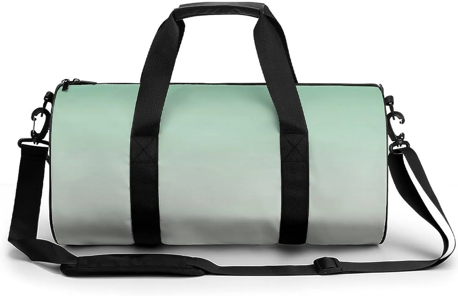 Gym Bag 17in for Men Women, Waterproof Foldable Sports Organizer, Durable Workout Travel Duffle Bag, Twilight Horizon Gradient-1379