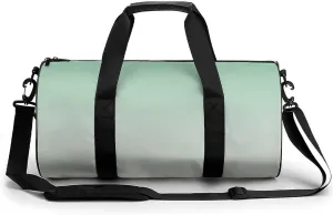 Gym Bag 17in for Men Women, Waterproof Foldable Sports Organizer, Durable Workout Travel Duffle Bag, Twilight Horizon Gradient-1379