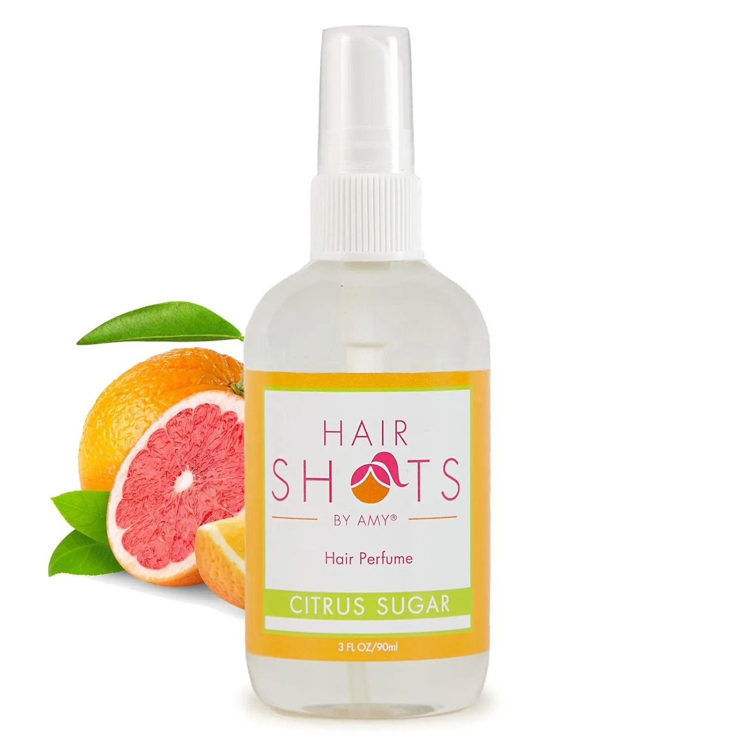 Hair Shots Citrus Sugar Perfume Quality Heat Activated 3 oz Hair Fragrance