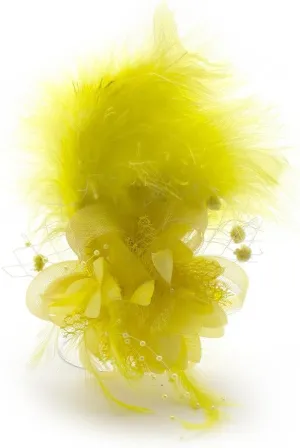 HAND Ladies' Fashionable Soft Feather Net Ascot/Derby Day Fascinator Headdress