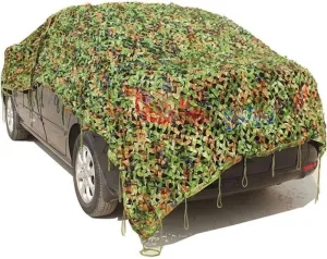 HCZION Car Canopy Camouflage Nets Roof Camo Netting- Outdoor Sunshade Net Courtyard/Fence/Wall Decoration, Military Shooting Mesh Nets with Mesh Backing (Size : 3X4m(10ftX13ft))