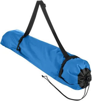 Heavy Duty Camping Chair Replacement Bag with Side Pocket, Camp Cover Bags for Carrying Folding Chairs - 48 X 11 Inches, Durable 600D Oxford Fabric, Extra Wide Mouth, Adjustable Strap for Carry (Blue)