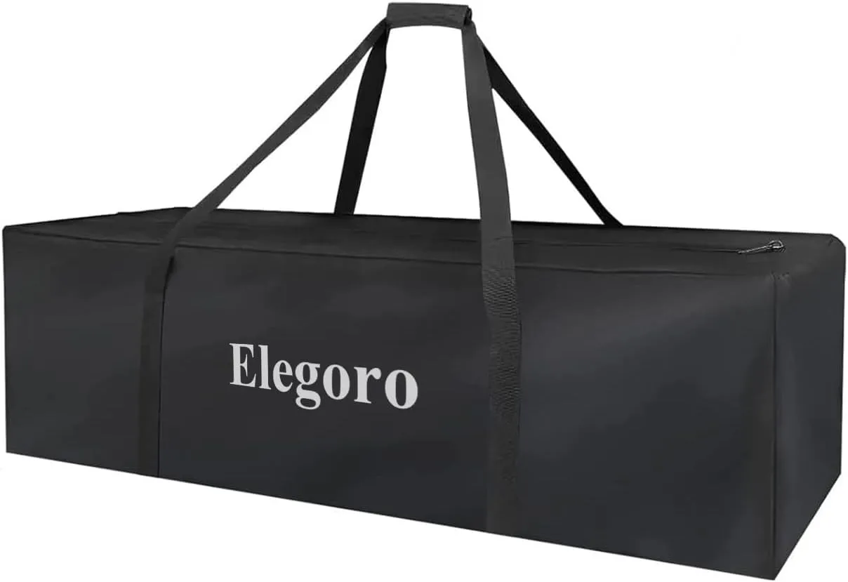 Heavy Duty Extra Large Duffle Bag with Upgrade Zipper, Water Resistant.