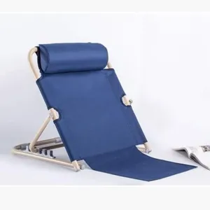Heavy Duty Healthcare Back Rest Adjustable Fabric Bed Back Rest Bed Support to Eat Read Watch TV and More in Bed, Use on Top of Mattress More Versatile Than Wedge Pillow,Blue