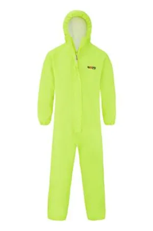 Hi Vis Yellow Breathalon Waterproof Coveralls