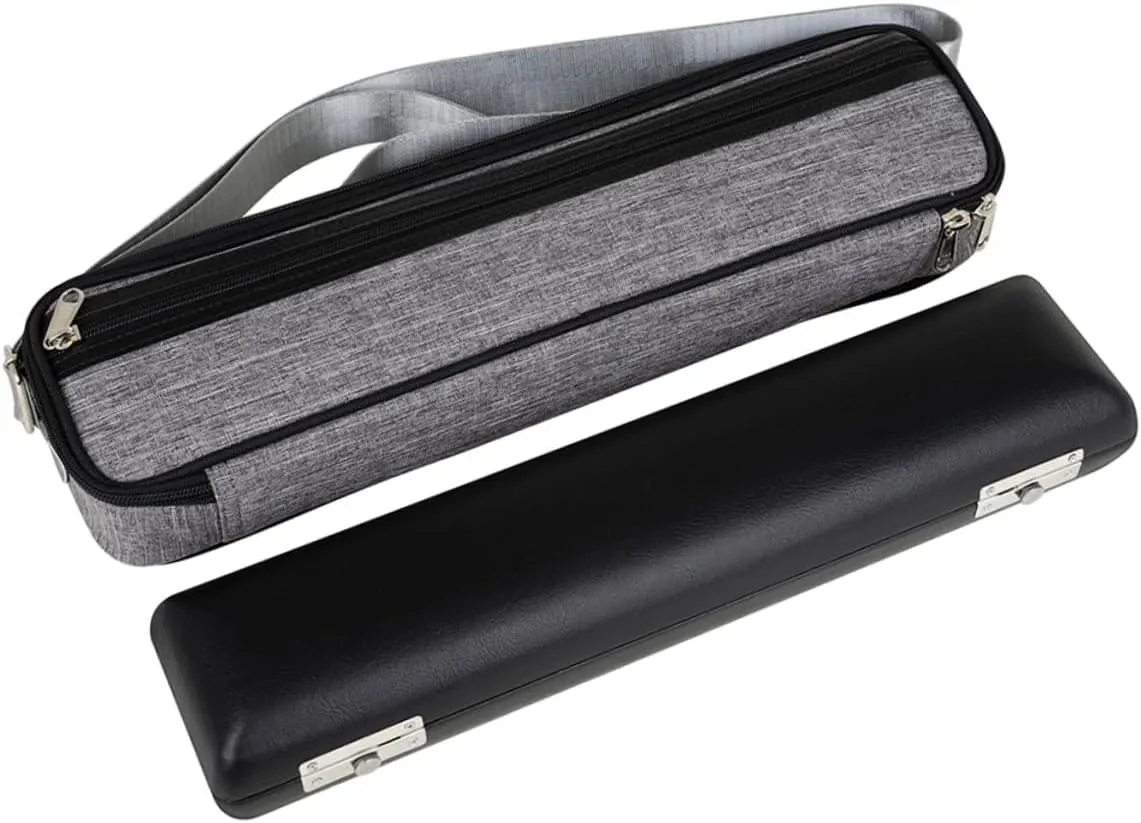 High Flute Bag Set 16/17 Hole Portable Music Bag Compatible Flute Storage Box