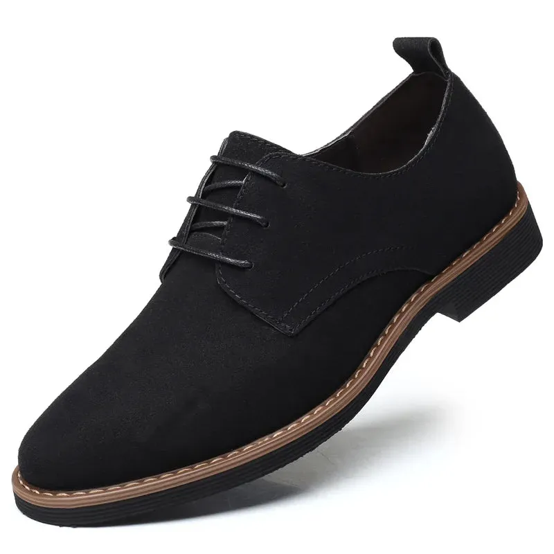 High Quality Suede Leather Men Shoes Oxford Casual Classic Sneakers