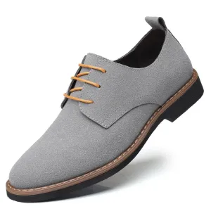 High Quality Suede Leather Men Shoes Oxford Casual Classic Sneakers