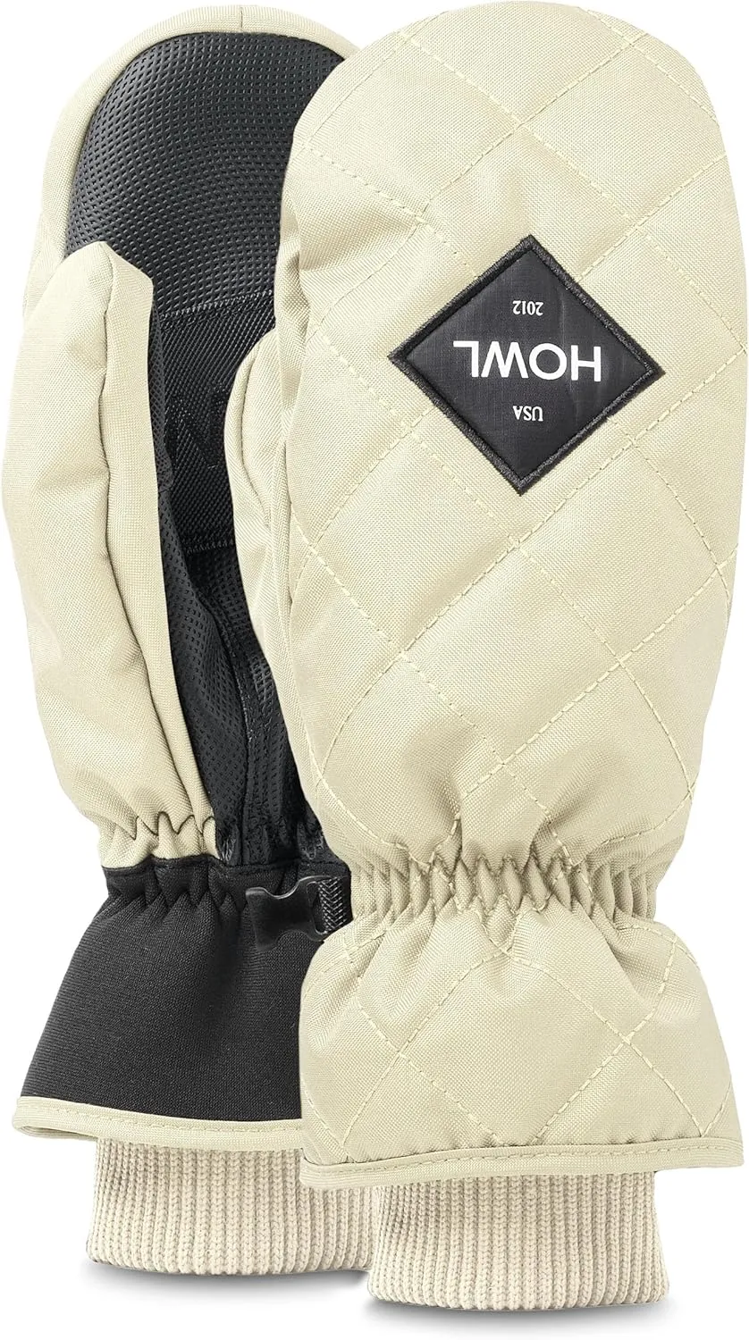 HOWL Jed Mitt | Snowboarding Gloves | Rugged Poly Oxford Shell | Shark PU Palm | Waterproof & Durable Snowboard Mittens