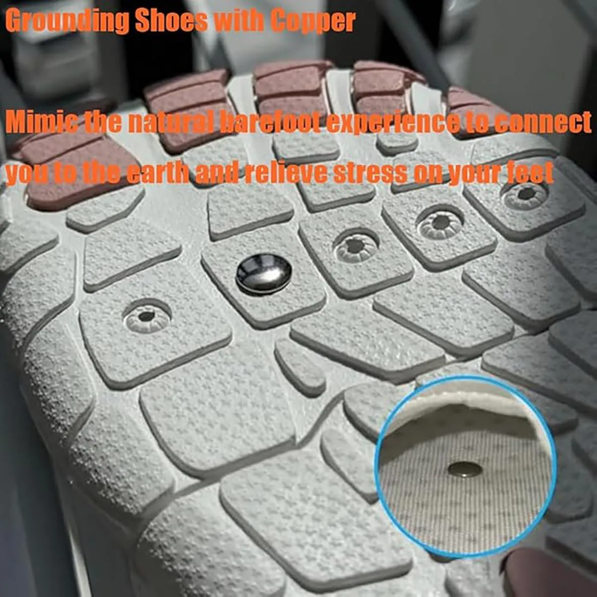 Hrtesus Grounding Shoes with Copper, Skin Pro Barefoot Shoes Allround, Grounded Earthing Footwear Copper for Men Women