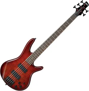 Ibanez GSR205SMCNB - Spalted Maple Top Charcoal Brown Burst